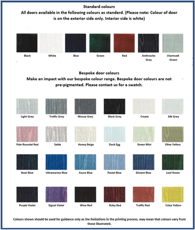 Make an impact with our range of colours. Whether you choose a traditional or contemporary door style these colours are certain to complement any home.